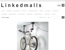 Tablet Screenshot of linkedmalls.com